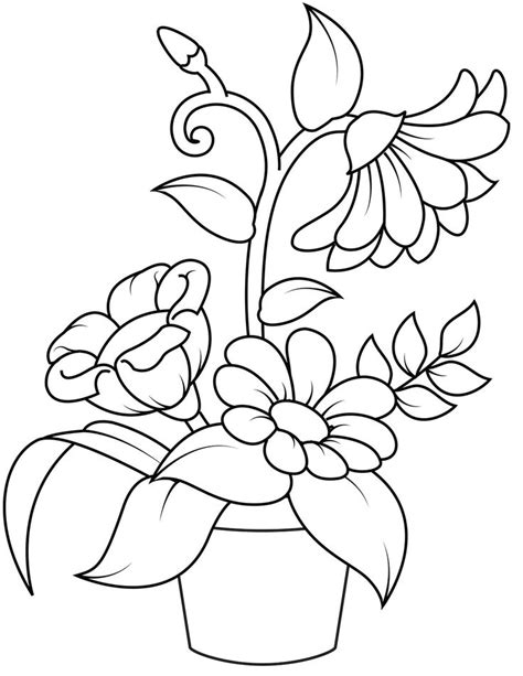 Desenhos De Flores Para Colorir E Imprimir Online Cursos Gratuitos