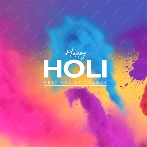 Premium Psd Psd Happy Holi Festival Of Colors Background Banner Design Template