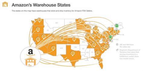 Amazon Fulfilment Centers Across USA Fulfillment Amazon Fulfillment