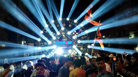 DJ Power Zone Laser Show Durga Visarjan Raipur 2021 HD Sound