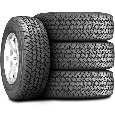 4 Goodyear Wrangler All Terrain Adventure Kevlar Tires Suvlight Truck