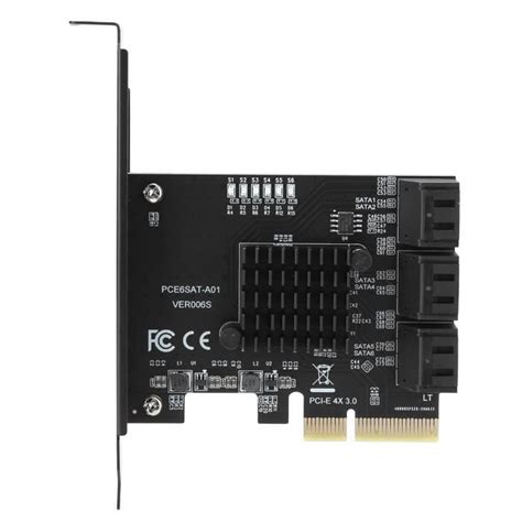 Heg Carte D Extension Pci E Vers Sata Carte D Extension Pcie Sata