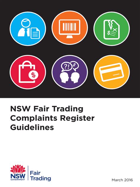 Fillable Online Fairtrading Nsw Gov Nsw Fair Trading Complaints