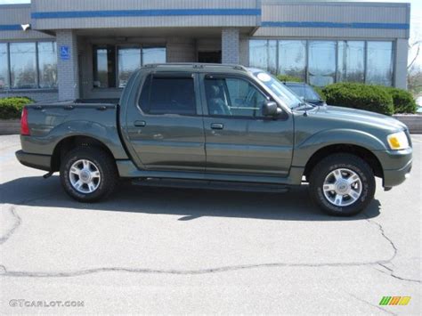 2004 Estate Green Metallic Ford Explorer Sport Trac Xlt 4x4 28092546