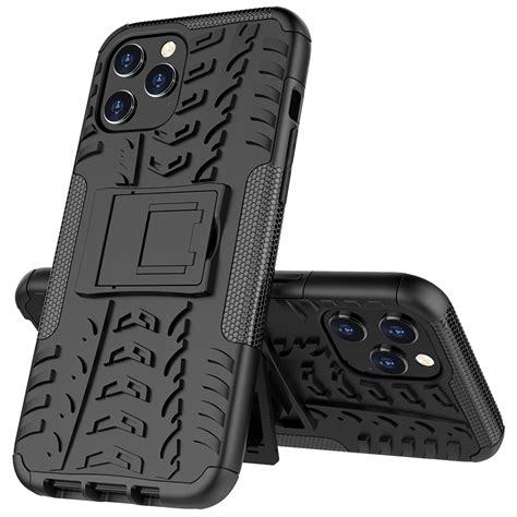 Dual Layer Rugged Tough Case For Apple IPhone 12 Pro Max Black