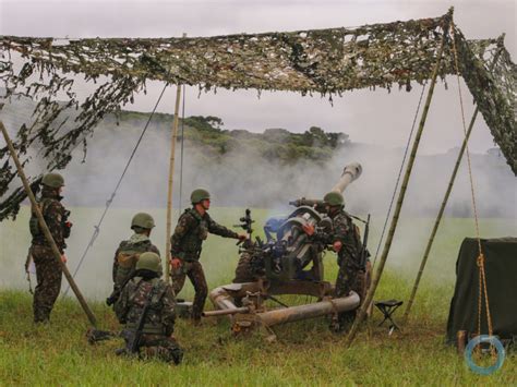 Exerc Cio De Artilharia Adestra Militares Em Santa Catarina Defesanet