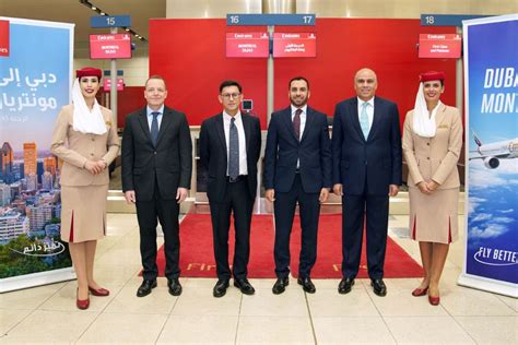 Emirates launches inaugural passenger flight to Montréal expanding its