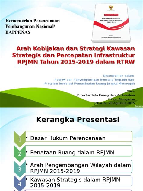 PDF Arah Kebijakan Dan Strategi Percepatan Infrastruktur Dan Kawasan