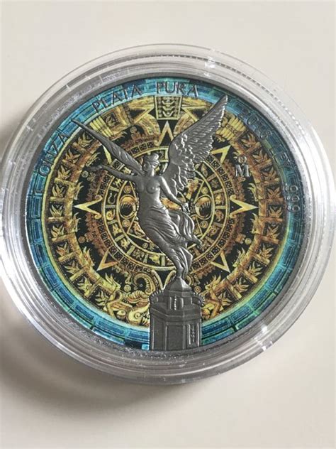 Mexico 1 Onza 2018 Libertad Aztec Calendar Color Catawiki