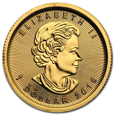 2015 1/20 Oz Maple Leaf Gold Coin - Bullion Mart