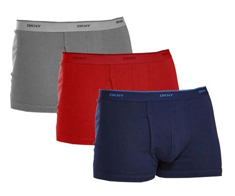 DKNY MEN S 3 PACK CLASSIC BOXERS BRIEFS 100 COTTON UNDERWEAR EBay