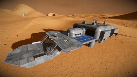 Space Engineers Mars Base V Blueprint Ship Large Grid Mod F R