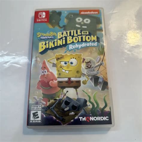 SPONGEBOB SQUAREPANTS BATTLE For Bikini Bottom Rehydrated Switch Neu EUR PicClick DE