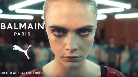 Puma X Balmain With Cara Delevingne Boxing Inspired Collab Anne Of