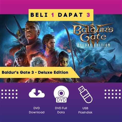 Jual Baldurs Gate 3 Deluxe Edition Game Pc Original Shopee Indonesia