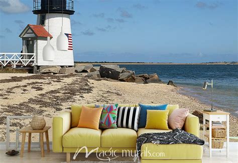 Nantucket's Lighthouse Wallpaper Mural by Magic Murals