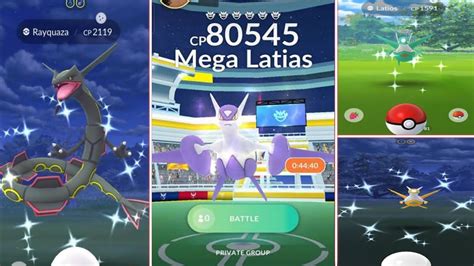 Shiny Rayquaza Raid In Pokemon Go Mega Latias And Latios Raid Pokemon