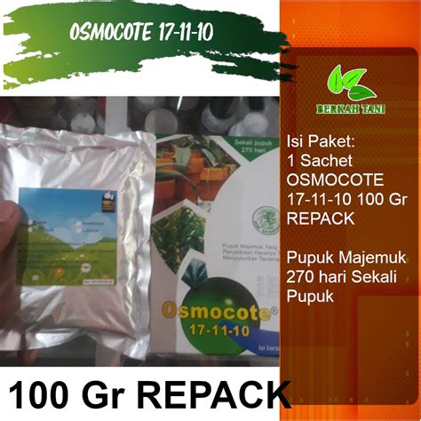 Jual Osmocote Dekastar Plus 17 11 10 100 Gram Pupuk Daun Majemuk