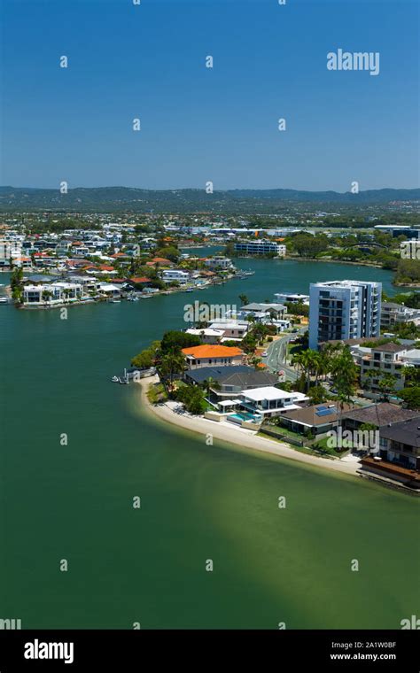 The Nerang River In Surfers Paradise On The Gold Coast In Queensland