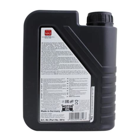 Aceite 20w50 Hd Sintetico Sn Plus Ma2 1l Moto 4t Liqui Moly Coppel