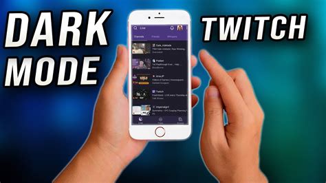 Twitch How To Enable Disable Dark Mode On Iphone Youtube