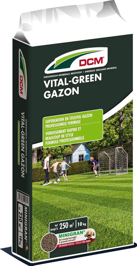 DCM Vital Green Gazon Gazonmest Gazonmeststof Met MINIGRAN