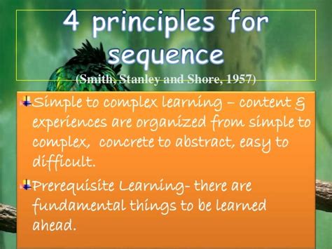 Dimensions and principles of curriculum design