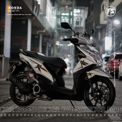 Jual FR 1 Striping HONDA BEAT FI 2012 2013 2014 2015 2016