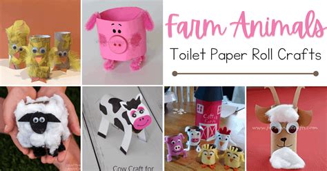 25 Adorable Toilet Paper Roll Farm Animal Crafts for Kids