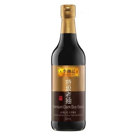 Lee Kum Kee Dark Soy Sauce 500ml Lee Kum Kee Premium Dark Soy Sauce Vedant Food Solutions