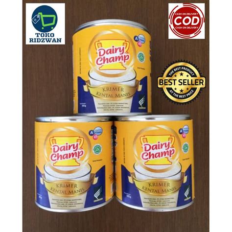 Jual Dairy Champ Susu Kental Manis Krimer Kaleng Kemasan Gram