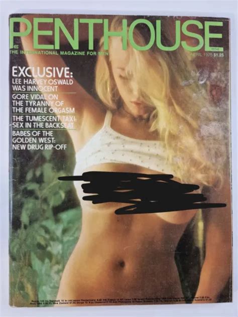 Vintage Penthouse Magazine April Ex Condition Picclick Uk