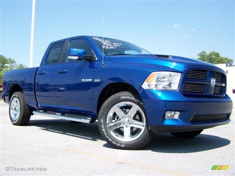 2010 Deep Water Blue Pearl Dodge Ram 1500 Sport Quad Cab 4x4 32466372