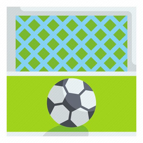 Penalty Soccer Football Kick Field Net Equipment Icon Download