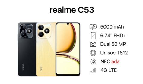 REALME C53 RAM 8 256 GB GARANSI RESMI ORIGINAL BISA KREDIVO PAYLATER