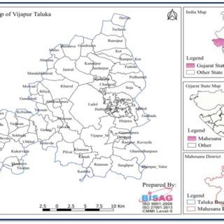 Multi-date NDVI images generated using Sentinel-2 covering Vijapur ...