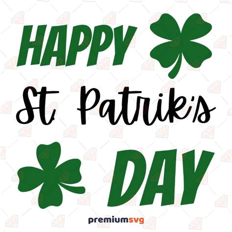 Happy St Patricks Day Svg Cut File Premiumsvg