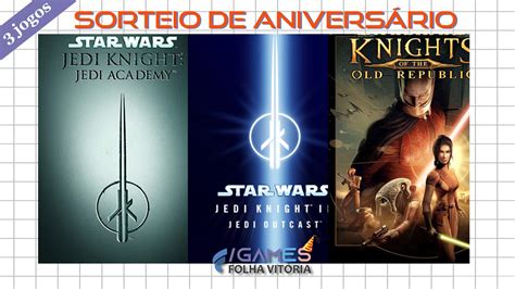 Super Sorteio Jogos De Star Wars No Anivers Rio Do Games