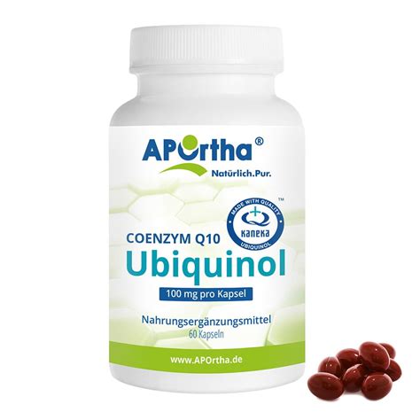 APOrtha Kaneka Ubiquinol Coenzym Q10 Kapseln 100 Mg 60 St Shop