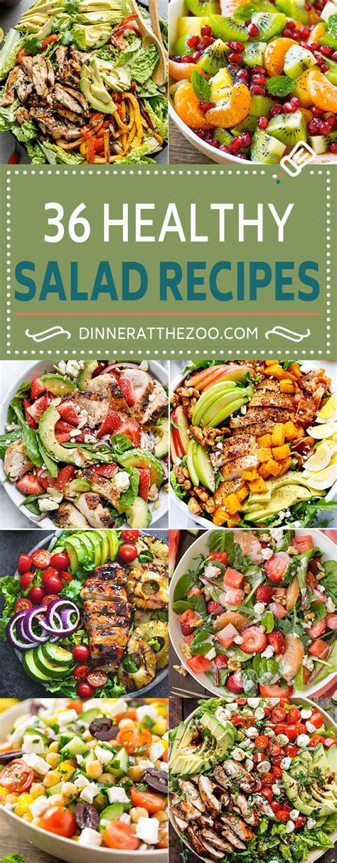 36 Healthy Salad Recipes - Dinner at the Zoo