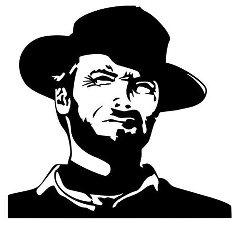 Clint Eastwood Sticker Vinyl Decal High Plains Drifter Outlaw Josey