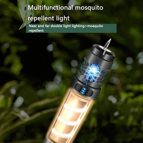 2024 New Mosquito Repeller,Waterproof Portable Zapper with Camping Lamp