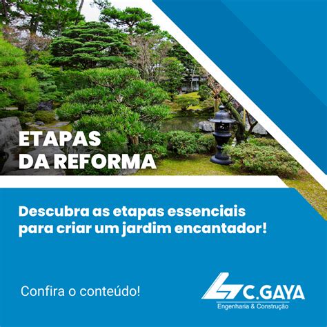 Descubra As Etapas Essenciais Para Criar Um Jardim Encantador C Gaya