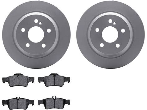 Rear Brake Pad And Rotor Kit Compatible With 2007 2009 2011 2012