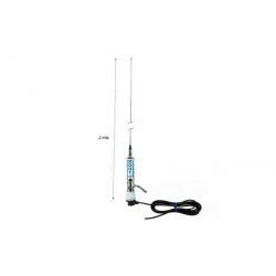 LEMM Turbo 2001 WHITE Antena CB De 2 M Acero Inoxidable