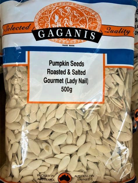 Online Store Gaganis Pumpkin Seed Roasted And Salted 500g