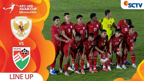 Starting Line Up Indonesia Vs Maldives AFC U20 Asian Cup 2025