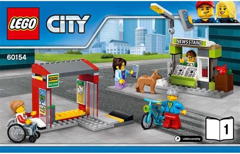 Lego® Anleitung Anzeigen 60154 Bus Station Lego Bauanleitungen Und