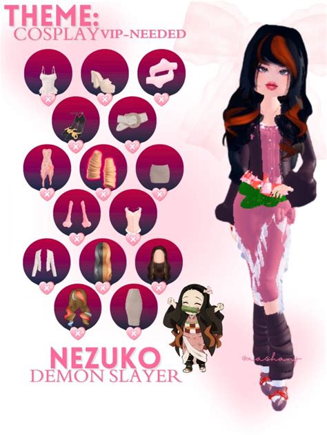 Dress To Impress Cosplay Nezuko In Dress To Impress Cosplay