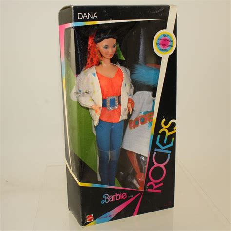 Mattel Barbie Doll 1985 Barbie And The Rockers Dana Doll Nm